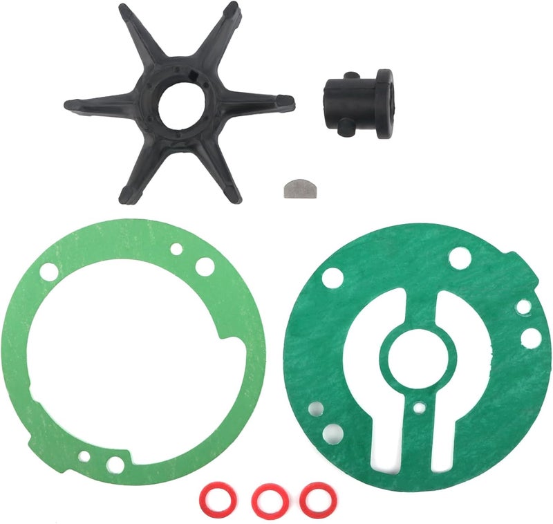 QUICKMARINE 689-44352 Marine Water Pump Impeller Service Kit fits Yamaha 2 Stroke 25 30 HP Boat Outboard Motor Replacement 689-44352-00 689-44352-01 Sierra 18-3067 - Image 5